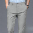 Men's casual pants  business formal trousers  men's summer thin straight leg loose  middle-aged men's pants ice silk pants